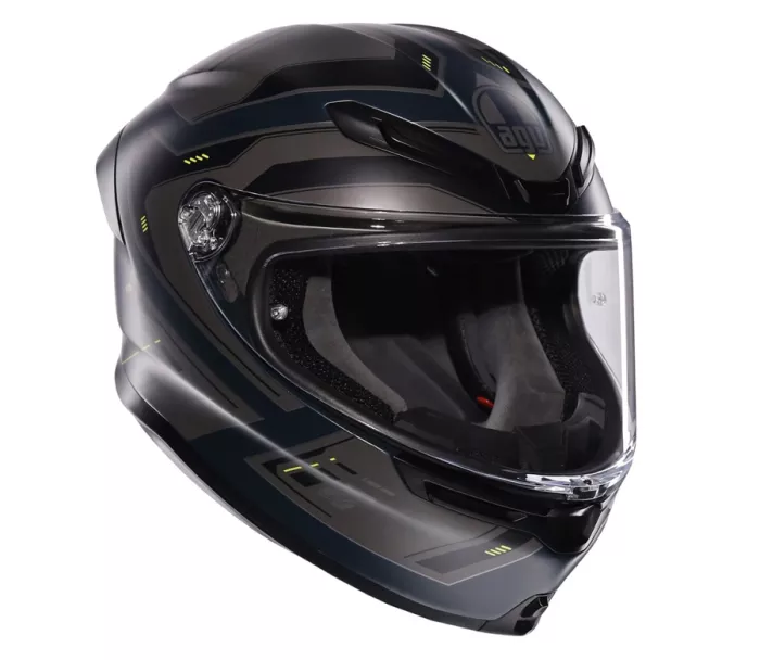 AGV K6 S E2206 MPLK ENHANCE MATT GREY/YELLOW FLUO vel. 2XL