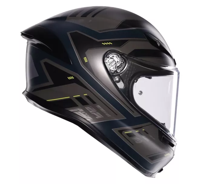 AGV K6 S E2206 MPLK ENHANCE MATT GREY/YELLOW FLUO vel. 2XL