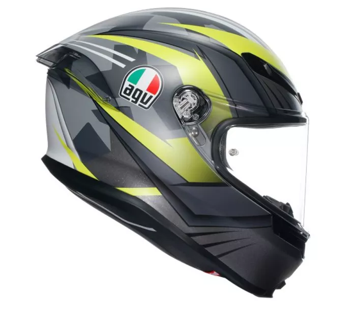 AGV K6 S E2206 MPLK EXCITE MATT CAMO/YELLOW FLUO vel. M
