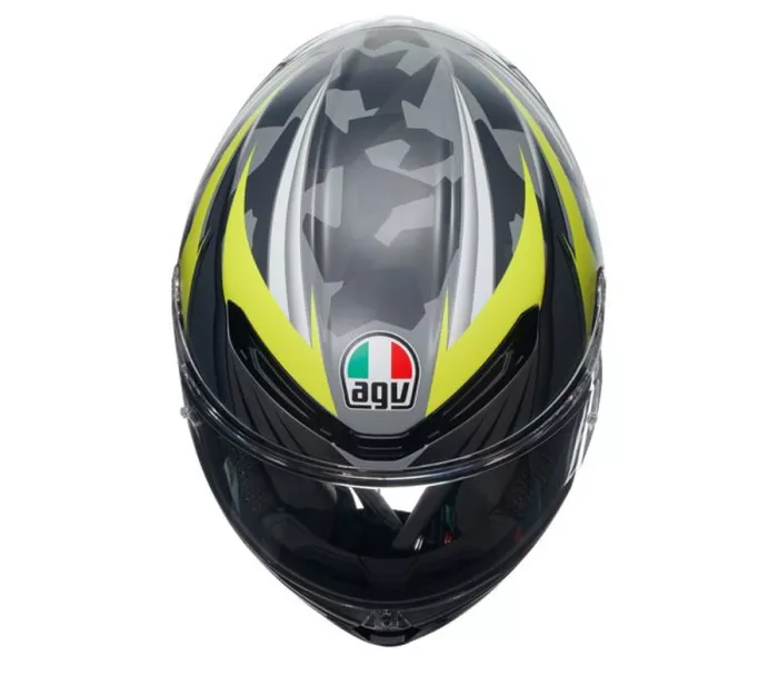 AGV K6 S E2206 MPLK EXCITE MATT CAMO/YELLOW FLUO vel. M