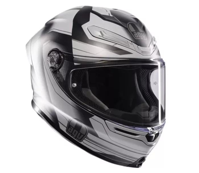 AGV K6 S E2206 MPLK ULTRASONIC MATT BLACK/GREY vel. XL