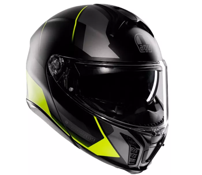 AGV TOURMODULAR E2206 MULTI MPLK PERCEPTION BLACK/YEL vel. M