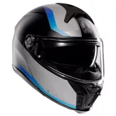 AGV TOURMODULAR E2206 MPLK STRAY BLACK/GREY/BLUE vel. M