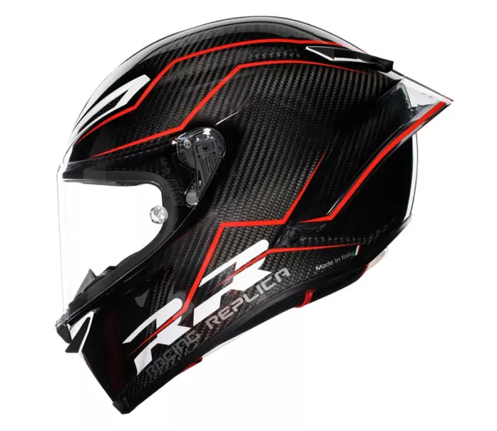 AGV PISTA GP RR E2206 CARBON/RED vel. M