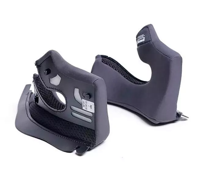 AGV 2018500147 629 AGV CHEEK PADS K7 10mm Grey/Black