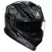 Integrální helma AGV K7 E2206 DAMASCUS BLACK/SILVER