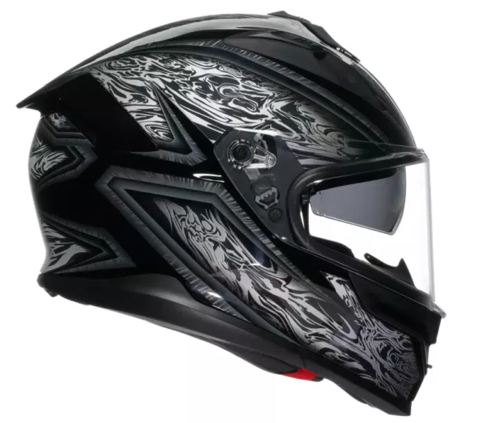Integrální helma AGV K7 E2206 DAMASCUS BLACK/SILVER