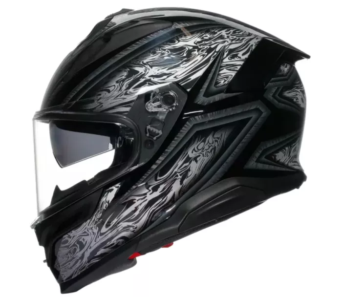 Integrální helma AGV K7 E2206 DAMASCUS BLACK/SILVER