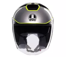 AGV IRIDES E2206 DAVAO BLACK/GREY/YELLOW FLUO vel. S