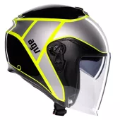AGV IRIDES E2206 DAVAO BLACK/GREY/YELLOW FLUO vel. 2XL