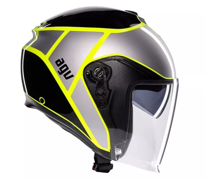 AGV IRIDES E2206 DAVAO BLACK/GREY/YELLOW FLUO vel. 2XL