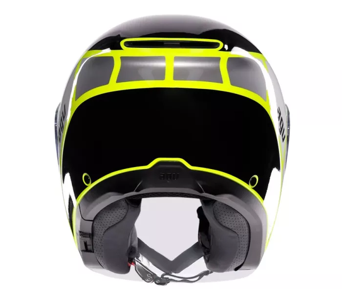 AGV IRIDES E2206 DAVAO BLACK/GREY/YELLOW FLUO vel. 2XL
