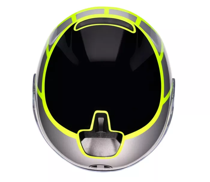 AGV IRIDES E2206 DAVAO BLACK/GREY/YELLOW FLUO vel. 2XL