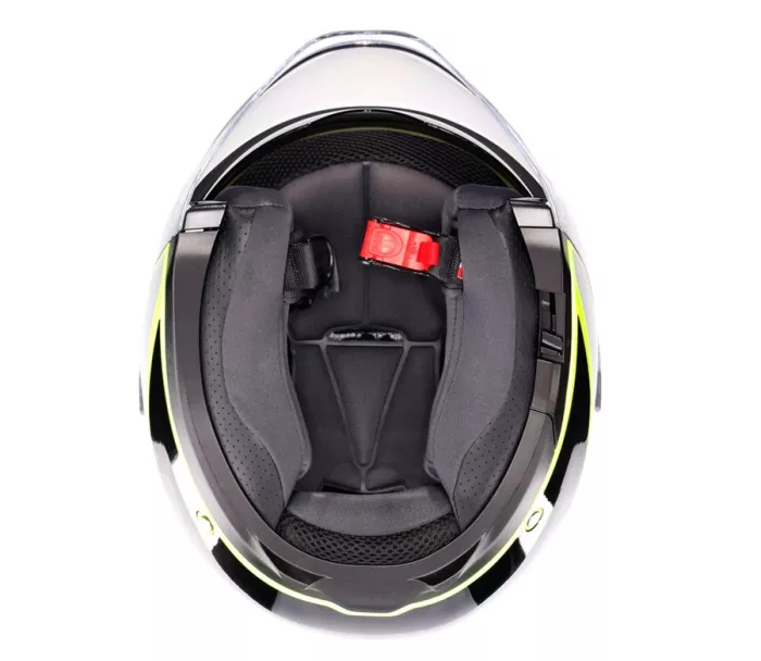 AGV IRIDES E2206 DAVAO BLACK/GREY/YELLOW FLUO vel. 2XL