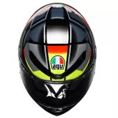 AGV K6 E2206 ERAZER BLACK/RED/YELLOW FLUO vel. M