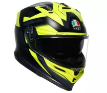 Integrální helma AGV K7 E2206 GLIMPSE BLACK/YELLOW FLUO