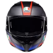 Integrální helma AGV K3 E2206 MPLK STRIGA MATT BLACK/BLUE/RED