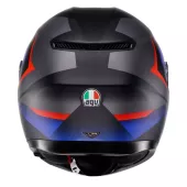 Integrální helma AGV K3 E2206 MPLK STRIGA MATT BLACK/BLUE/RED