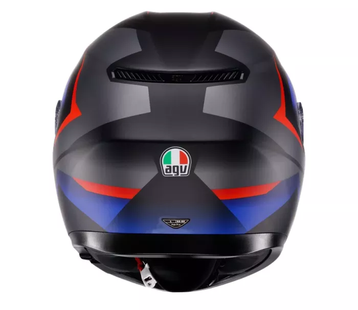 Integrální helma AGV K3 E2206 MPLK STRIGA MATT BLACK/BLUE/RED