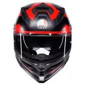 Integrální helma AGV K7 E2206 MPLK GLIMPSE MATT BLACK/RED