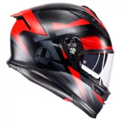 Integrální helma AGV K7 E2206 MPLK GLIMPSE MATT BLACK/RED