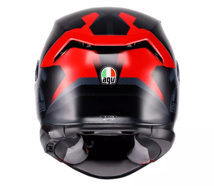 Integrální helma AGV K7 E2206 MPLK GLIMPSE MATT BLACK/RED