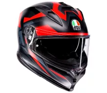 Integrální helma AGV K7 E2206 MPLK GLIMPSE MATT BLACK/RED