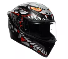 Integrální helma AGV K1 S E2206 LYZARD MATT BLACK/GREY/RED