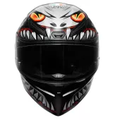 AGV K1 S LYZARD MATT BLACK/GREY/RED vel. M