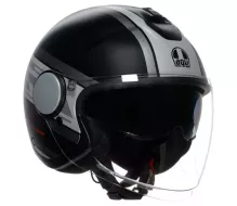 Otevřená helma AGV ETERES E2206 MONDELLO MATT BLACK/GREY
