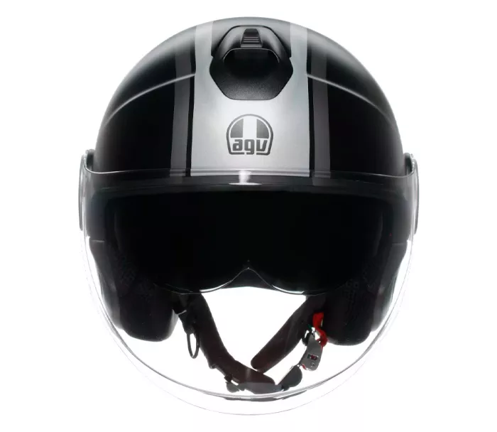 Otevřená helma AGV ETERES E2206 MONDELLO MATT BLACK/GREY