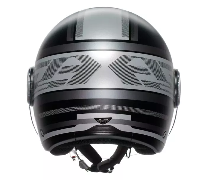Otevřená helma AGV ETERES E2206 MONDELLO MATT BLACK/GREY