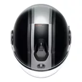 Otevřená helma AGV ETERES E2206 MONDELLO MATT BLACK/GREY