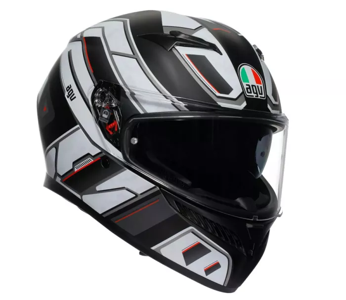 AGV K3 E2206 RIVIA MATT BLACK/WHITE vel. M