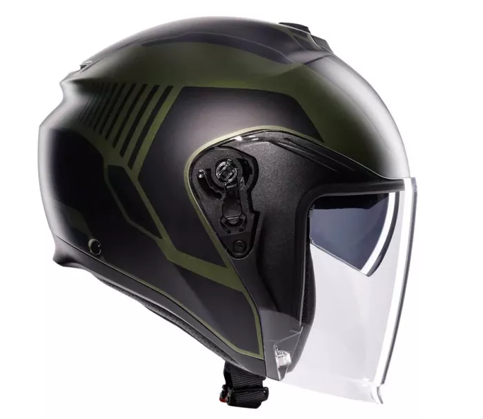 AGV IRIDES E2206 SAKAI MATT GREEN/BLACK vel. M