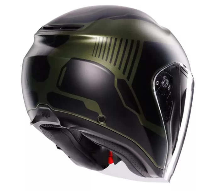 AGV IRIDES E2206 SAKAI MATT GREEN/BLACK vel. M