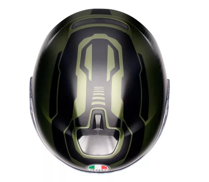 AGV IRIDES E2206 SAKAI MATT GREEN/BLACK vel. M