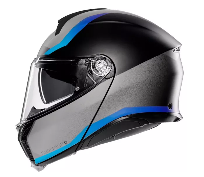AGV TOURMODULAR E2206 MPLK STRAY BLACK/GREY/BLUE vel. M
