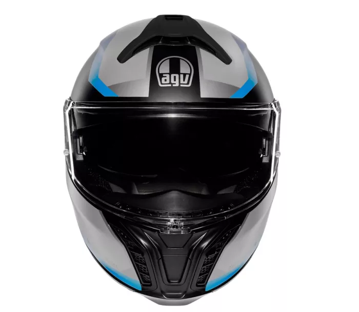 AGV TOURMODULAR E2206 MPLK STRAY BLACK/GREY/BLUE vel. M