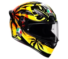 Helma na motorku AGV K1S E2206 TROPICRUSH BLACK/ORANGE