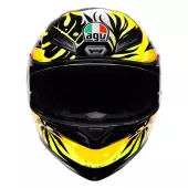 Helma na motorku AGV K1S E2206 TROPICRUSH BLACK/ORANGE