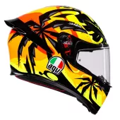 Helma na motorku AGV K1S E2206 TROPICRUSH BLACK/ORANGE