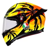 Helma na motorku AGV K1S E2206 TROPICRUSH BLACK/ORANGE