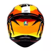 Helma na motorku AGV K1S E2206 TROPICRUSH BLACK/ORANGE